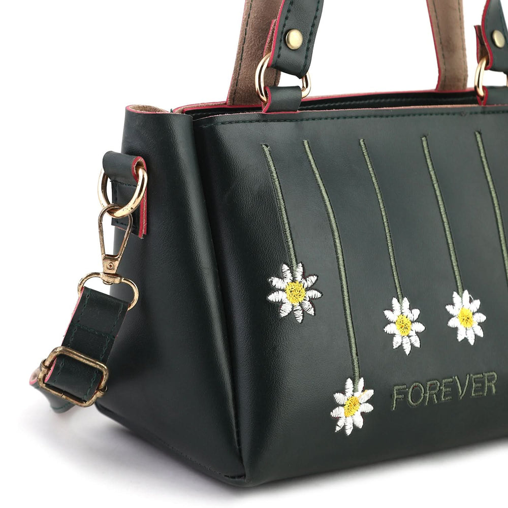 Women's Handbag - Dark Green, Women Bags, Chase Value, Chase Value