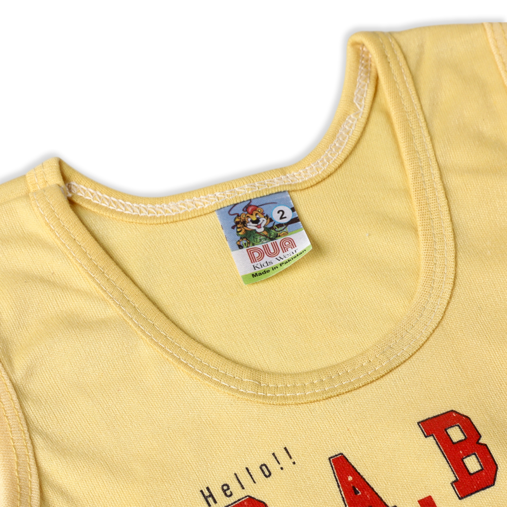 Newborn Boys Sando Suits - Yellow, Newborn Boys Sets & Suits, Chase Value, Chase Value