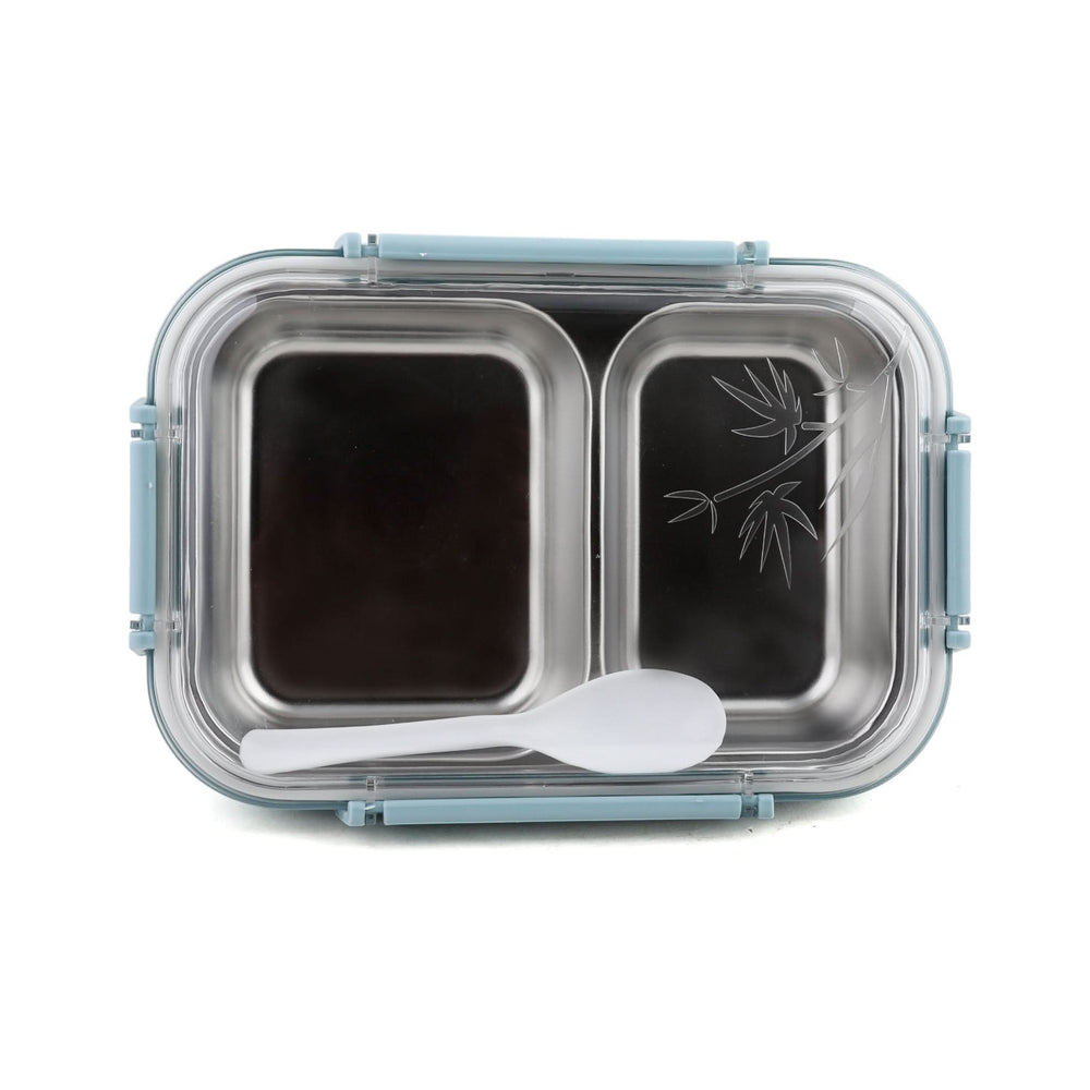 Lunch Box Stainless Steel – Two Compartments, Tiffin Boxes & Bottles, Chase Value, Chase Value
