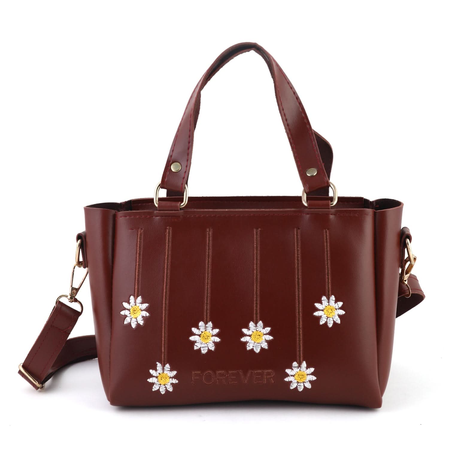 Women's Handbag - Dark Brown, Women Bags, Chase Value, Chase Value