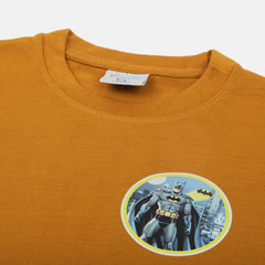 Boys Half Sleeves T-Shirt - Mustard