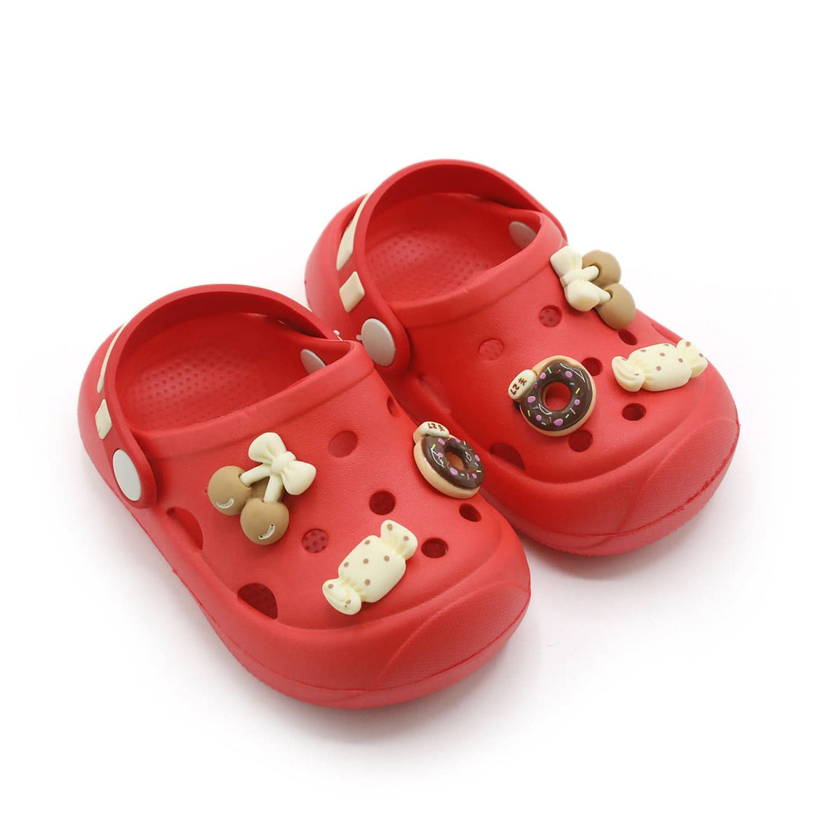 Girls Clogs Sandal - Red, Girls Sandals, Chase Value, Chase Value