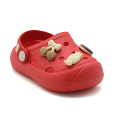 Girls Clogs Sandal - Red