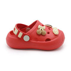 Girls Clogs Sandal - Red