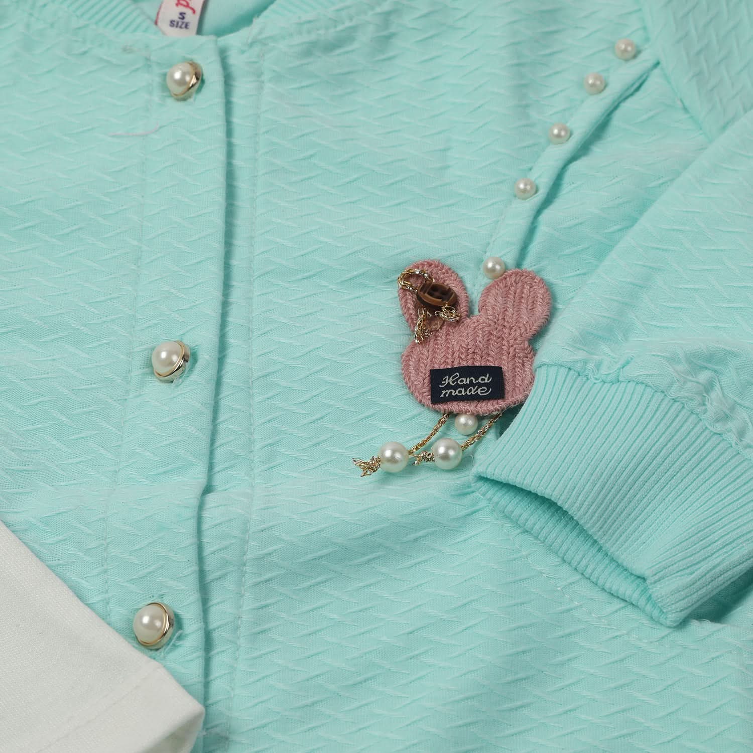 Girls Full Sleeves Tight Suit - Cyan, Girls Suits, Chase Value, Chase Value