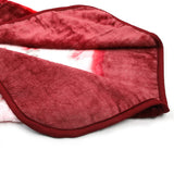 Royal Crown Embossed Baby Blanket - Maroon, Kids Blanket, Chase Value, Chase Value