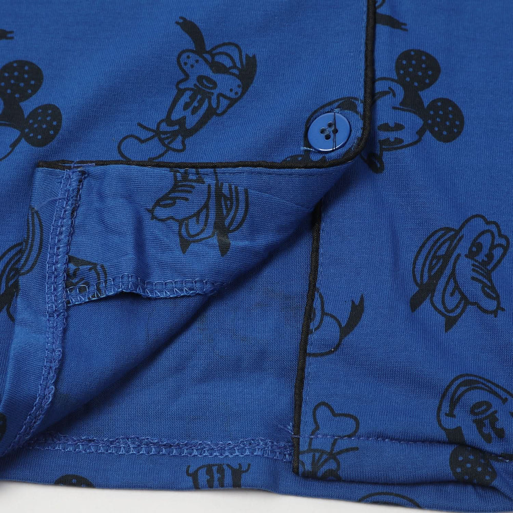 Girls Half Sleeves Night Suit - Blue, Girls Night Suit, Chase Value, Chase Value
