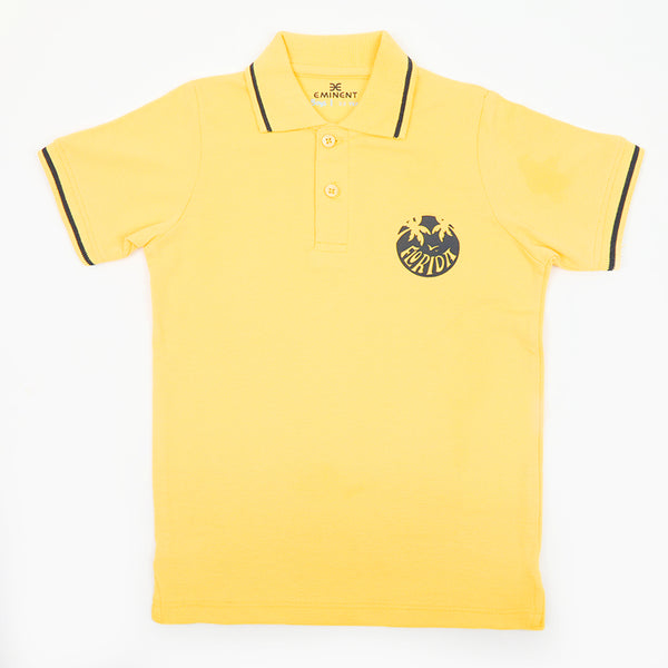 Eminent Boys Polo T-Shirt - Yellow