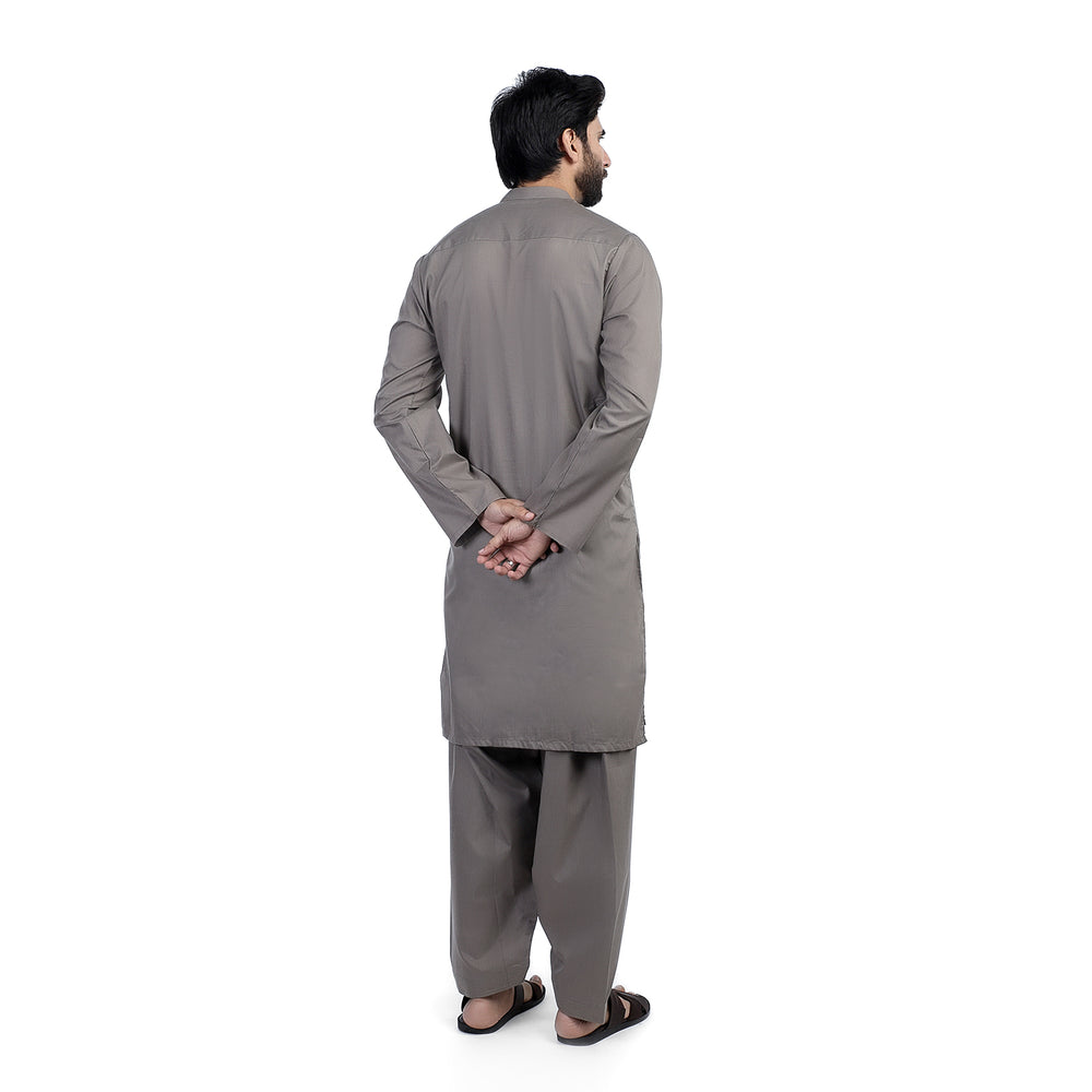Men's Slim Fit Kurta Shalwar - Dark Olive, Men's Shalwar Kameez, Chase Value, Chase Value