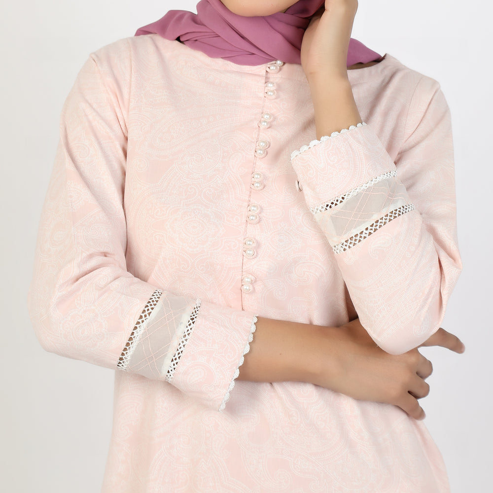 Women's 2PCS Shalwar Suit - Pink, Women Shalwar Suits, Chase Value, Chase Value