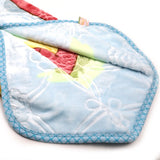 Tiny tots Embossed Baby Blanket - Light Blue, Kids Blanket, Chase Value, Chase Value