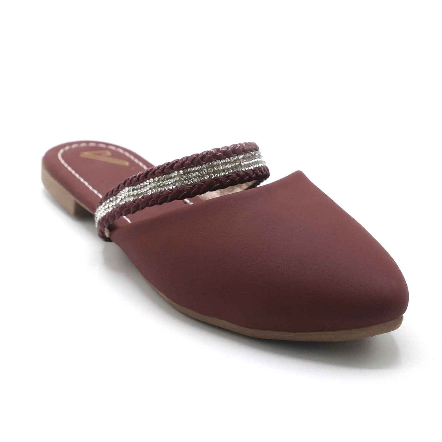 Valuable Women's Backless Pump - Maroon, Women Backless Pumps, Chase Value, Chase Value