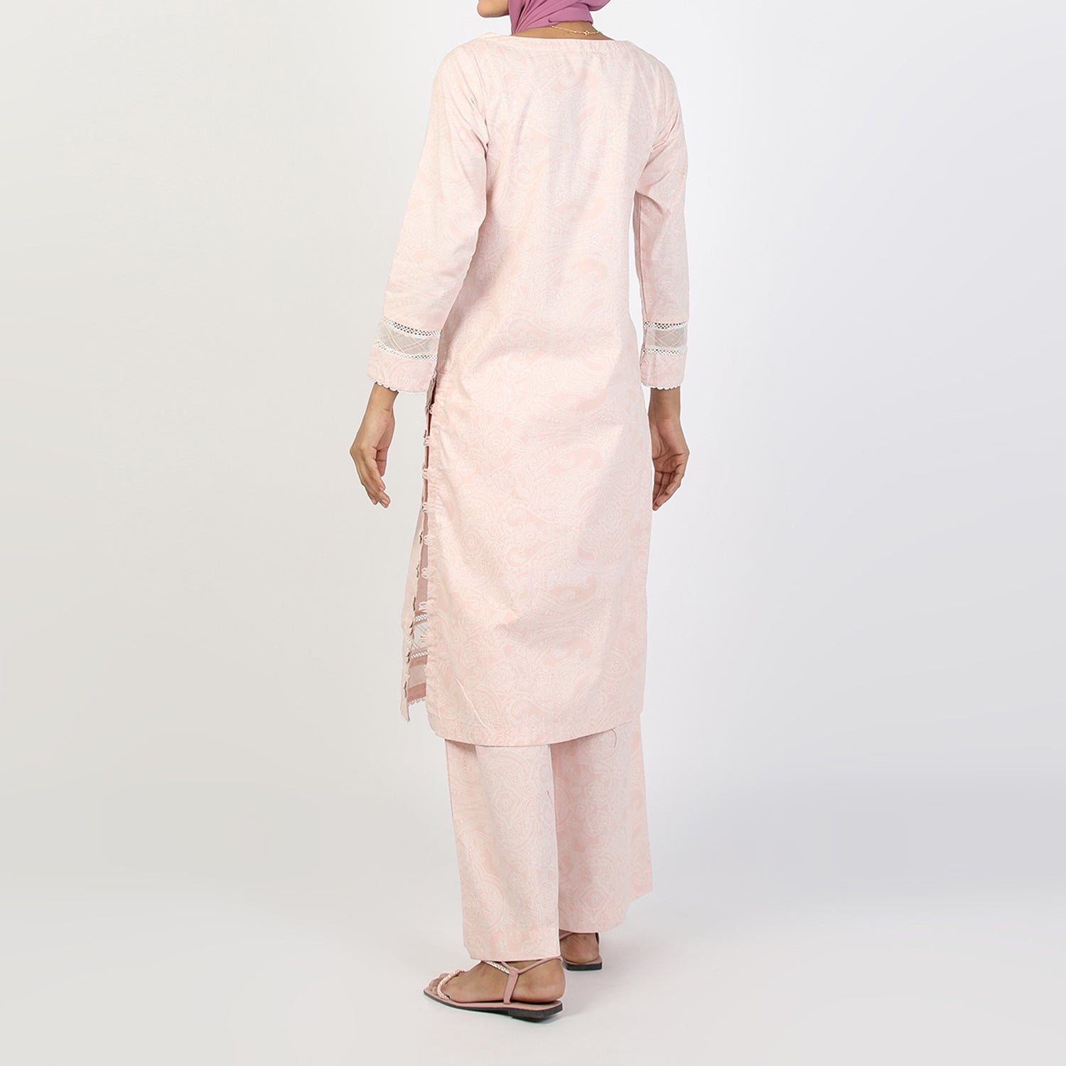 Women's 2PCS Shalwar Suit - Pink, Women Shalwar Suits, Chase Value, Chase Value