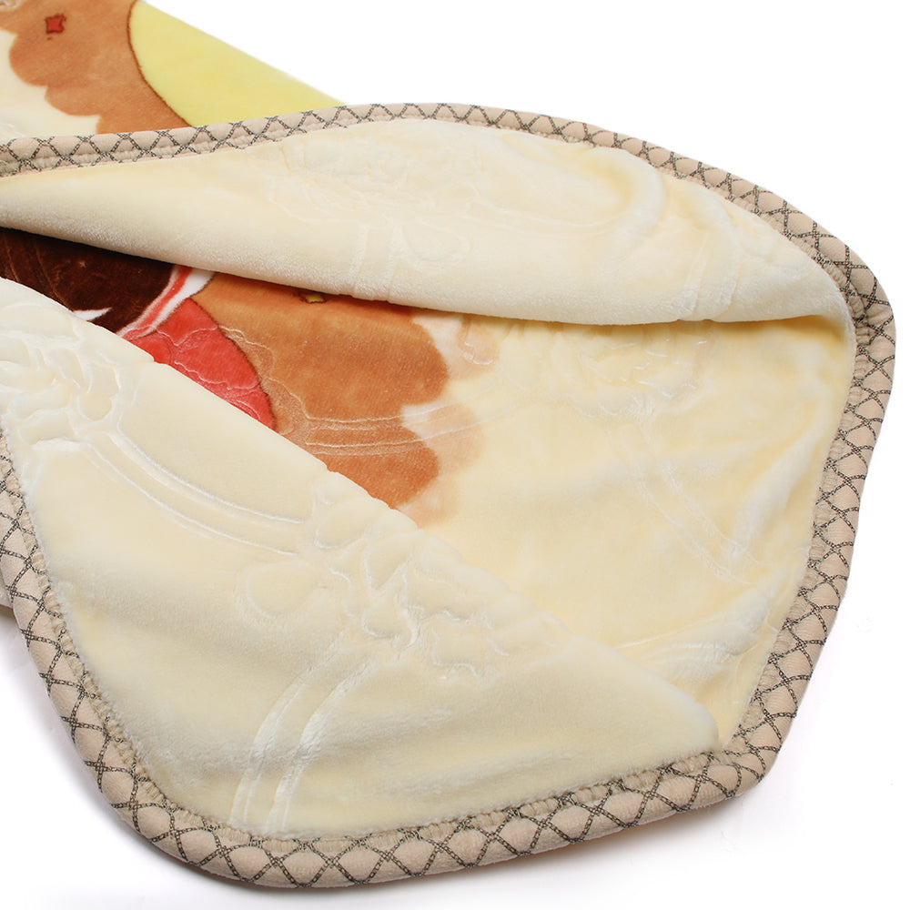 Tiny tots Embossed Baby Blanket - Fawn, Kids Blanket, Chase Value, Chase Value