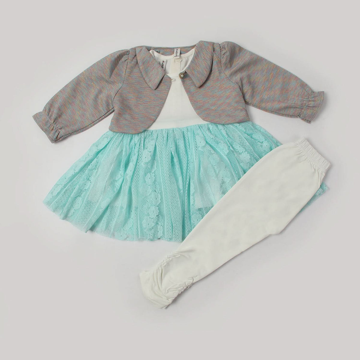 Girls Shalwar Suit - Cyan, Girls Shalwar Kameez, Chase Value, Chase Value