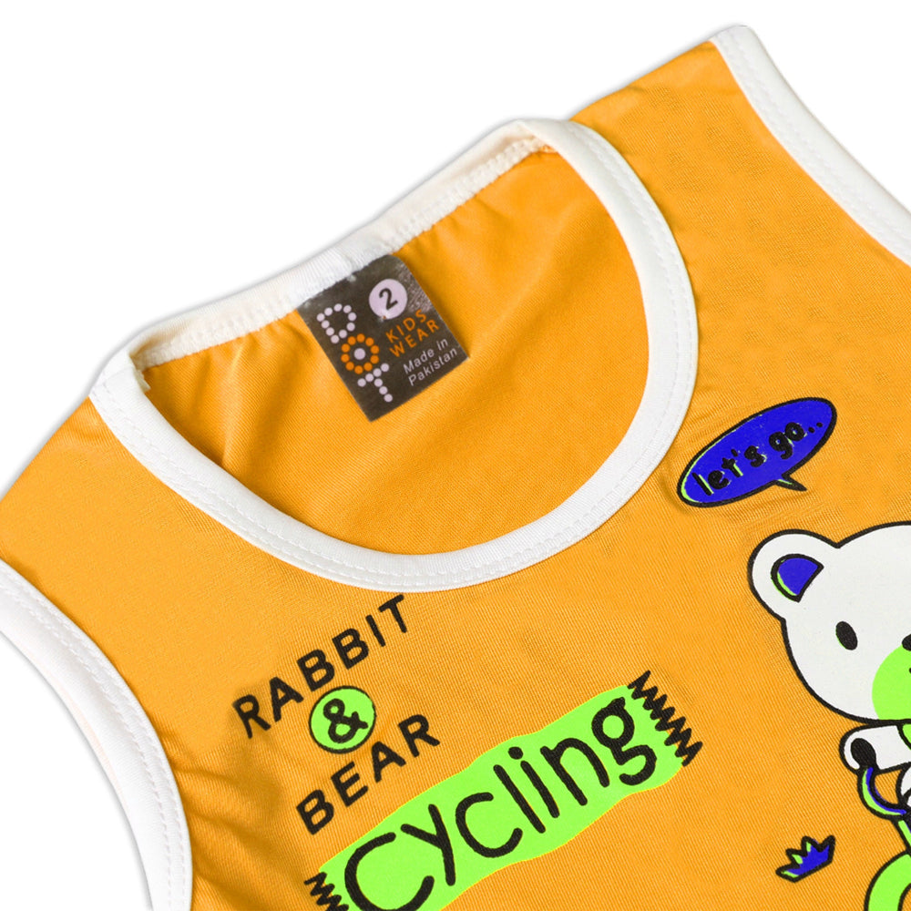 Newborn Boys Sando Suits - Yellow, Newborn Boys Sets & Suits, Chase Value, Chase Value