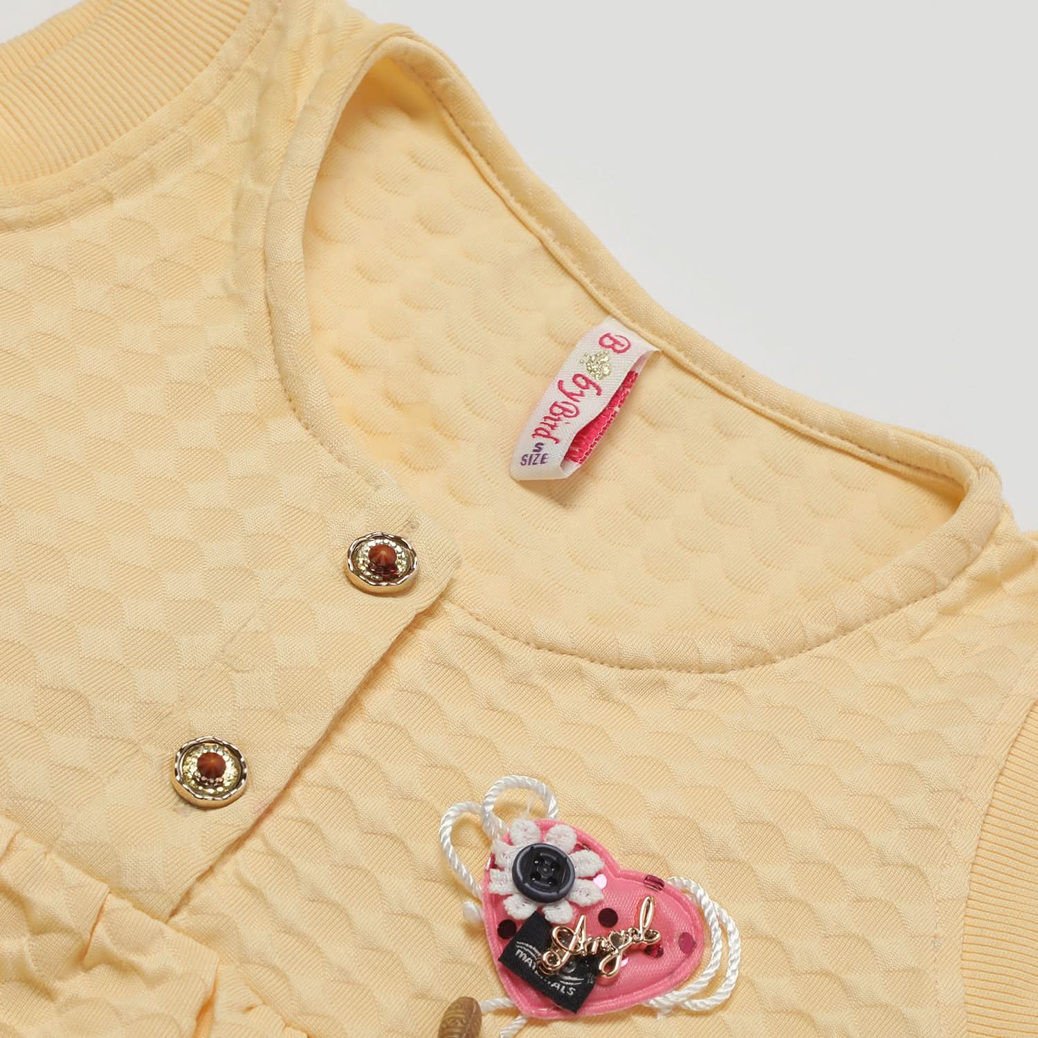 Girls Full Sleeves Tight Suit - Yellow, Girls Suits, Chase Value, Chase Value