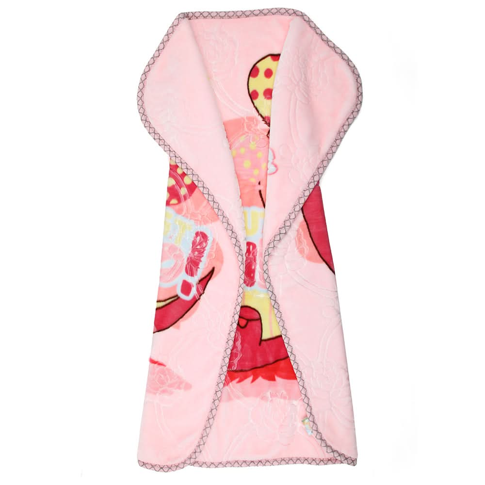Tiny tots Embossed Baby Blanket - Pink, Kids Blanket, Chase Value, Chase Value