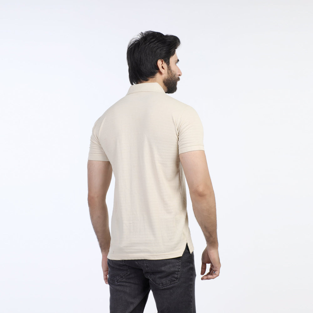 Eminent Men's Half Sleeves Polo Front Open Shirt - Beige, Men's Shirts, Eminent, Chase Value