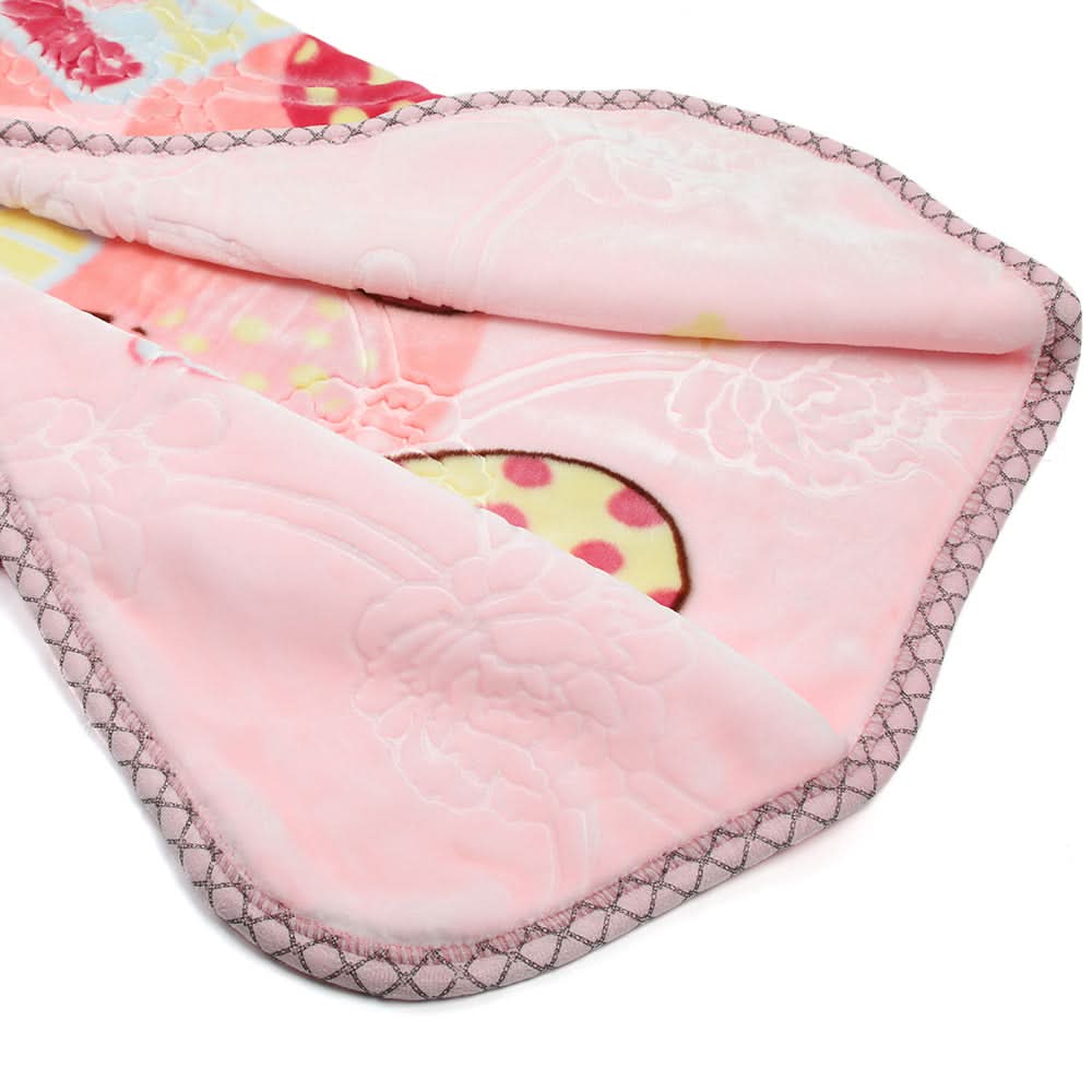 Tiny tots Embossed Baby Blanket - Pink, Kids Blanket, Chase Value, Chase Value