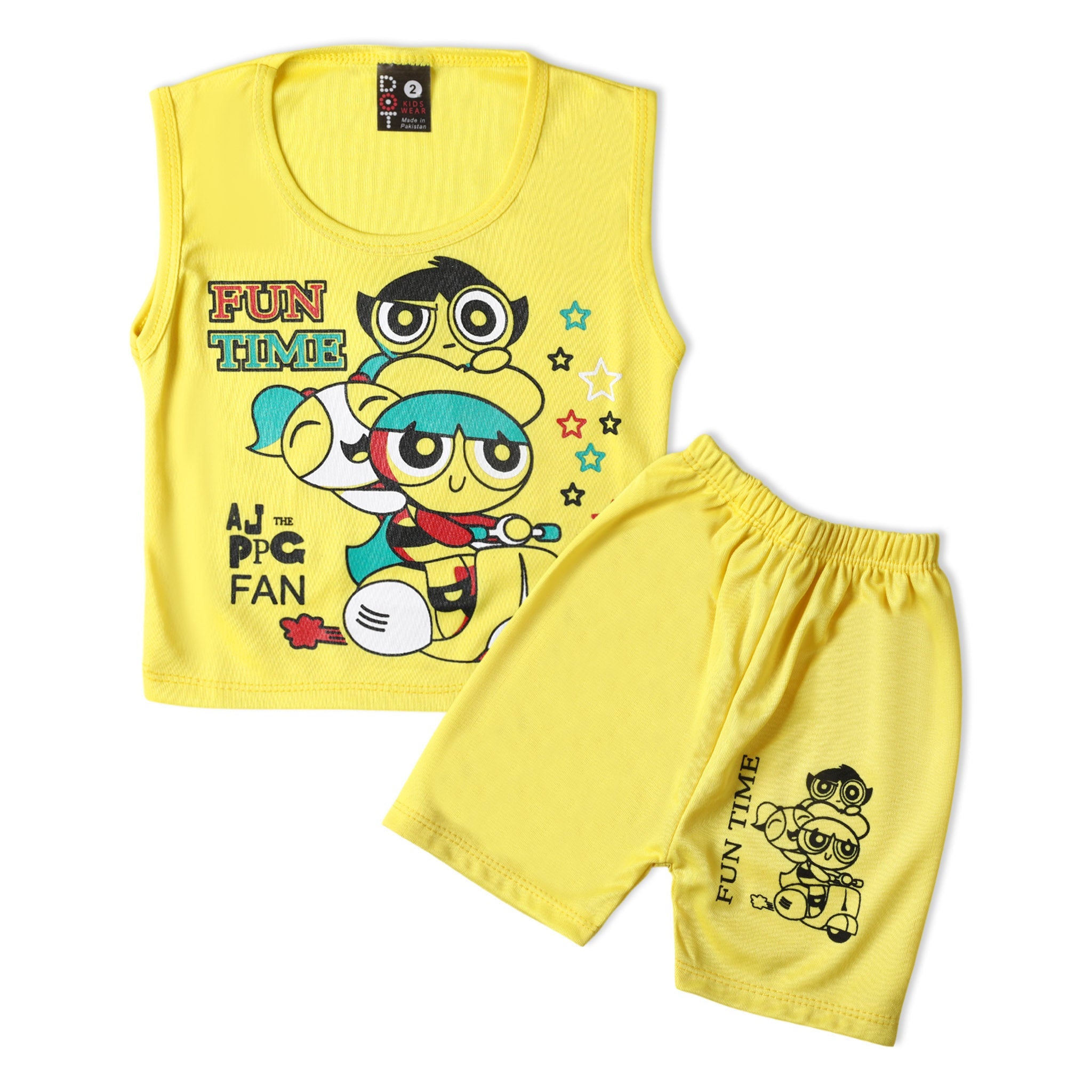 Newborn Boys Sando Suits - Yellow, Newborn Boys Sets & Suits, Chase Value, Chase Value