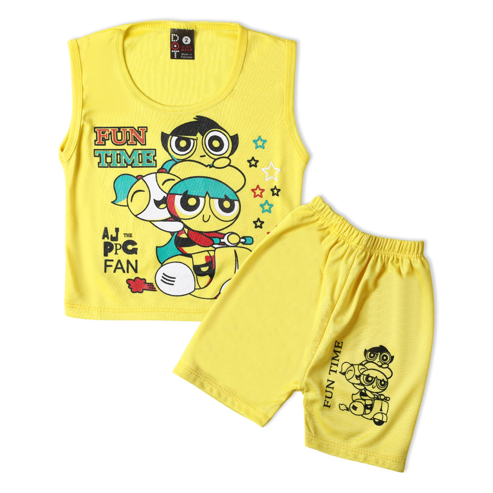 Newborn Boys Sando Suits - Yellow, Newborn Boys Sets & Suits, Chase Value, Chase Value