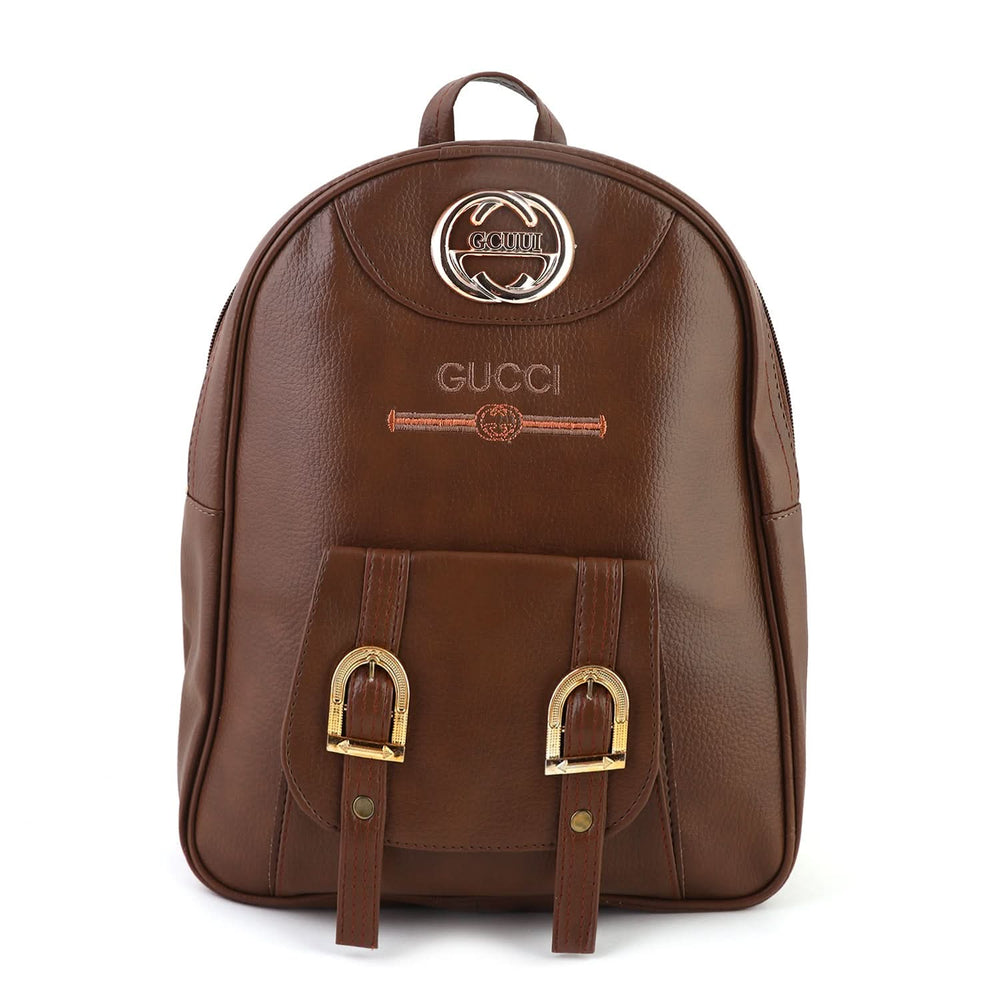 Women's Backpack - Dark Brown, Women Bags, Chase Value, Chase Value