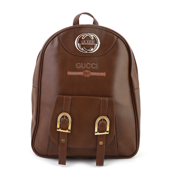 Women's Backpack - Dark Brown