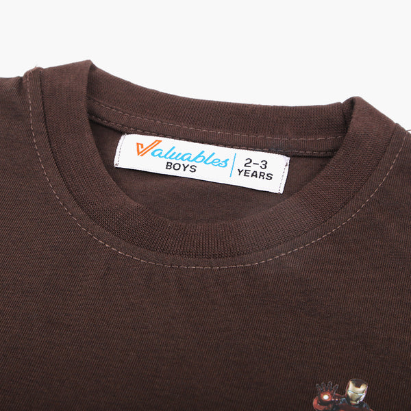 Boys T-Shirt - Dark Brown