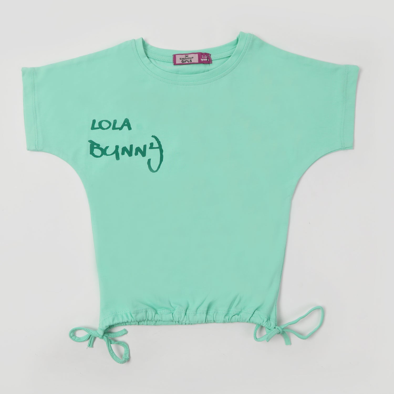 Eminent Girls Half Sleeves T-Shirt - Light Green, Girls T-Shirts, Eminent, Chase Value