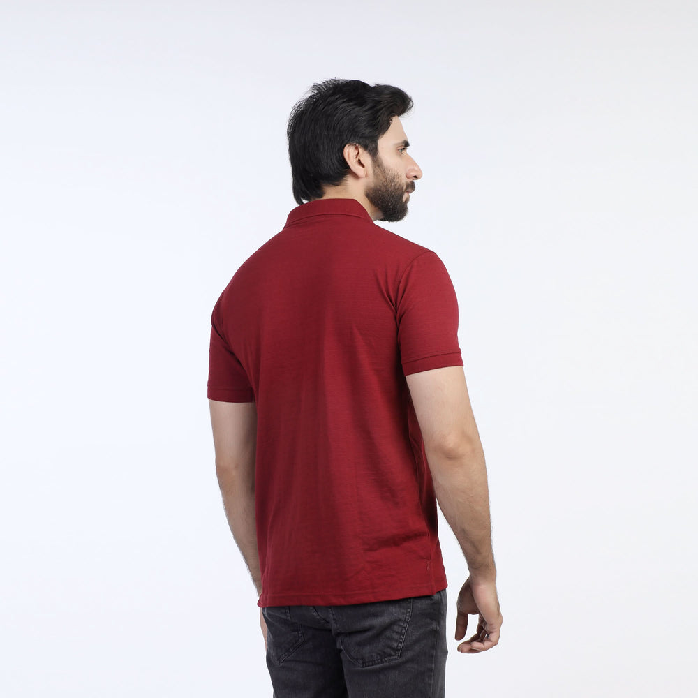 Eminent Men's Half Sleeves Sherwani Collar Front Open T-Shirt - Beige, Men's T-Shirts & Polos, Eminent, Chase Value