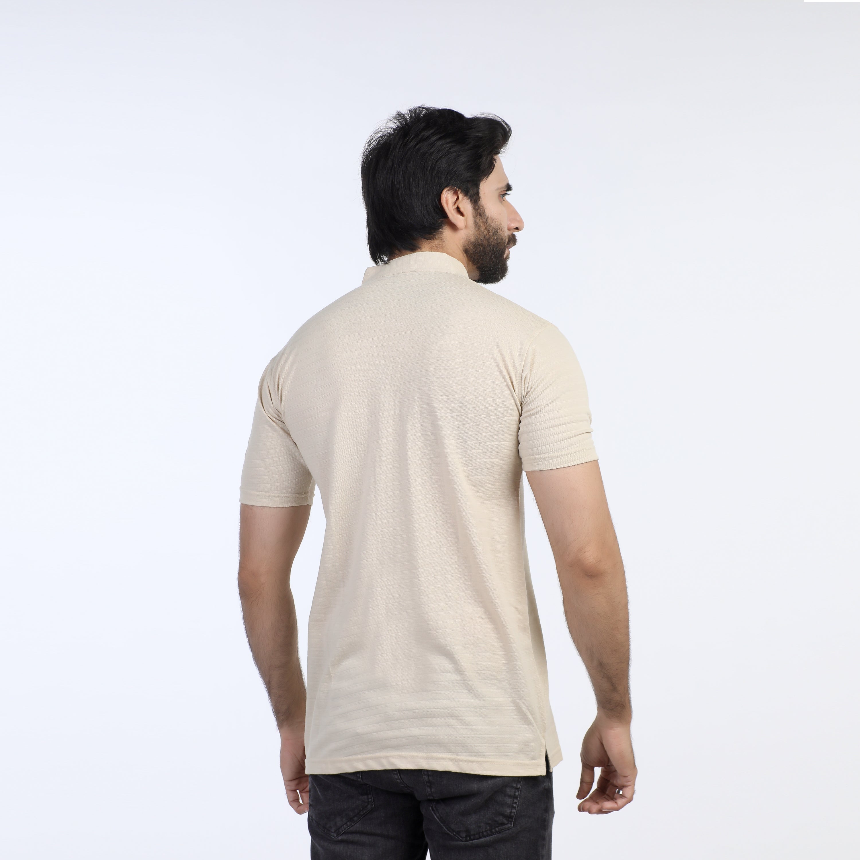 Eminent Men's Half Sleeves Polo Front Open Shirt - Beige, Men's Shirts, Eminent, Chase Value