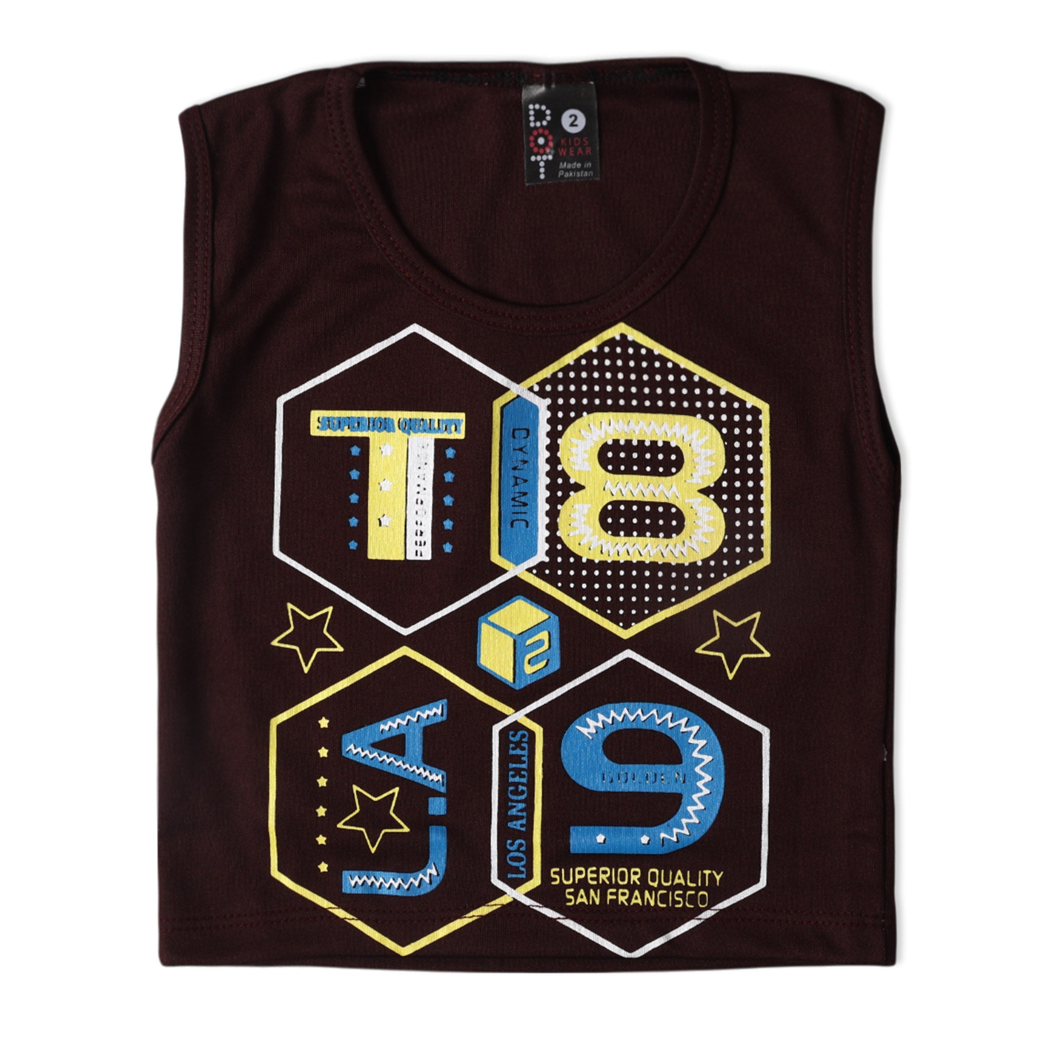 Newborn Boys Sando Suits - Dark Brown, Newborn Boys Sets & Suits, Chase Value, Chase Value