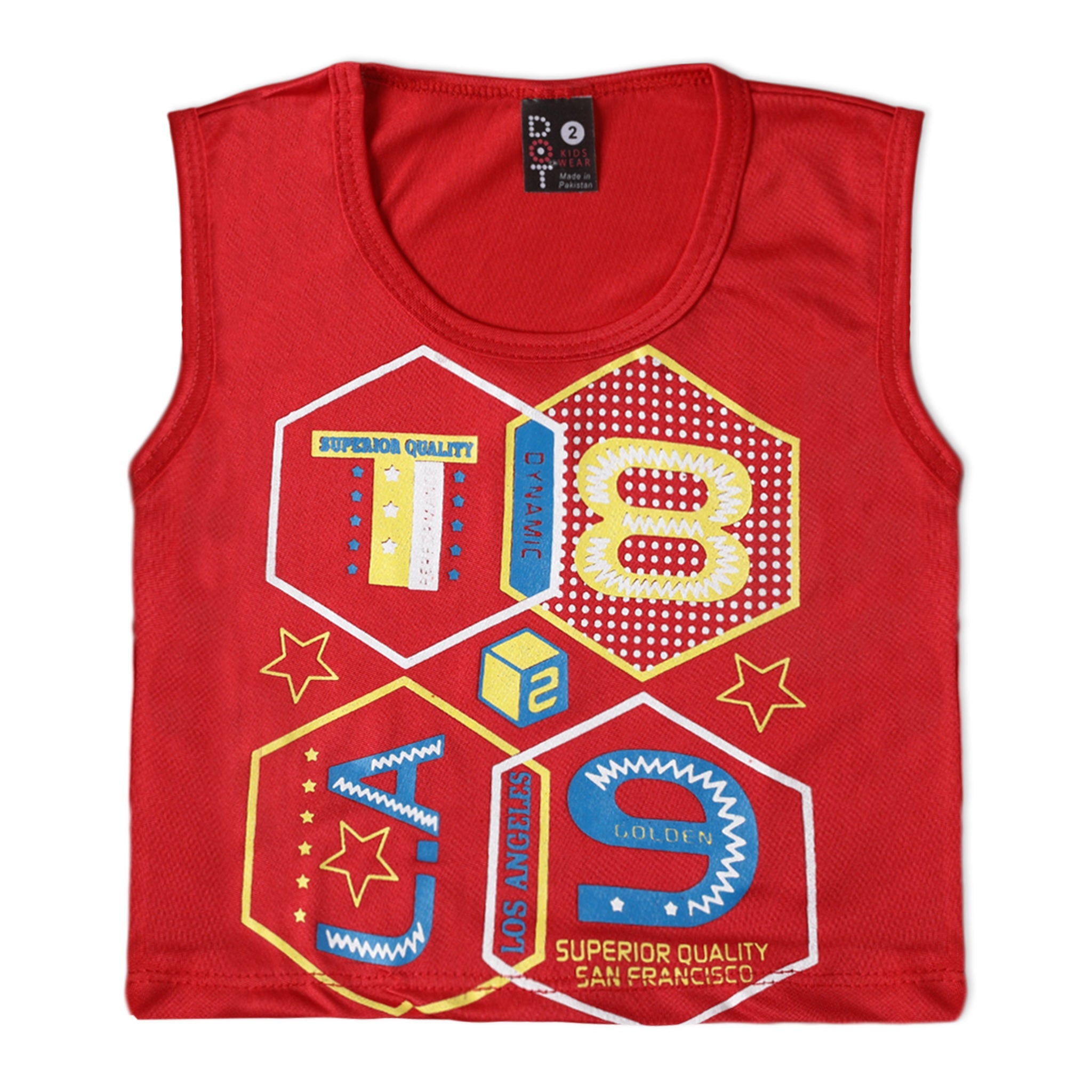 Newborn Boys Sando Suits - Red, Newborn Boys Sets & Suits, Chase Value, Chase Value