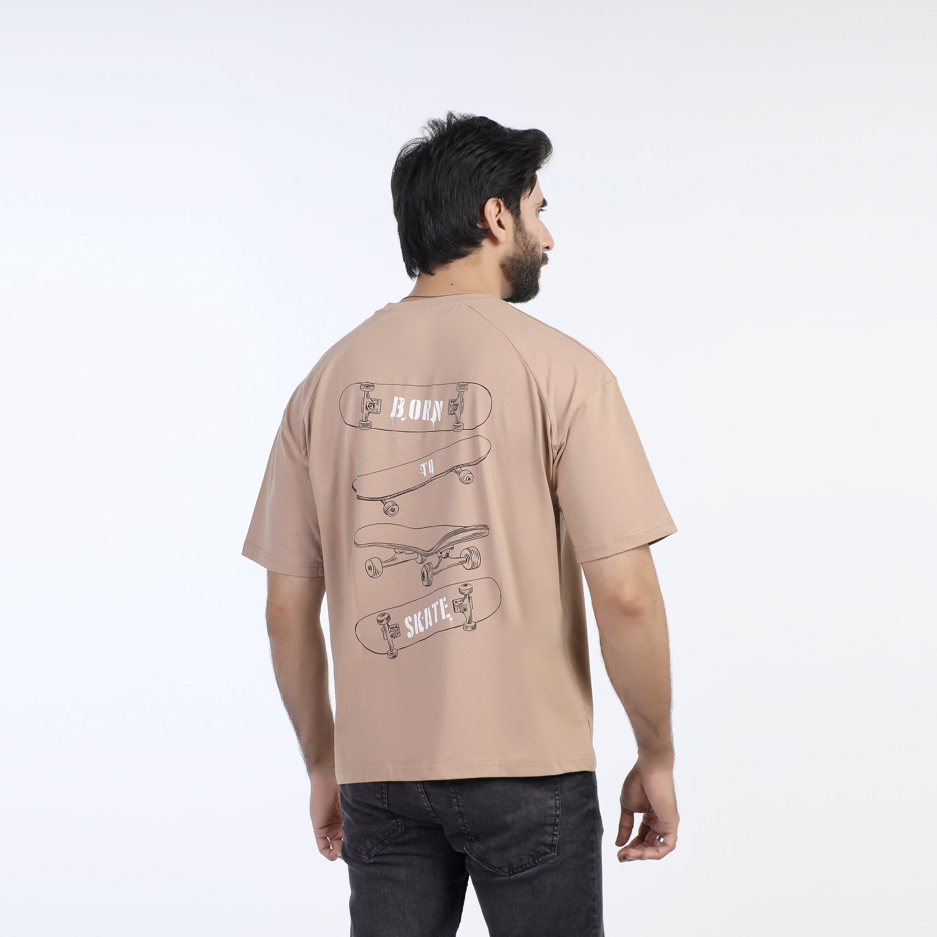 Eminent Men's Half Sleeves  Printed T-Shirt - Brown, Men's T-Shirts & Polos, Eminent, Chase Value