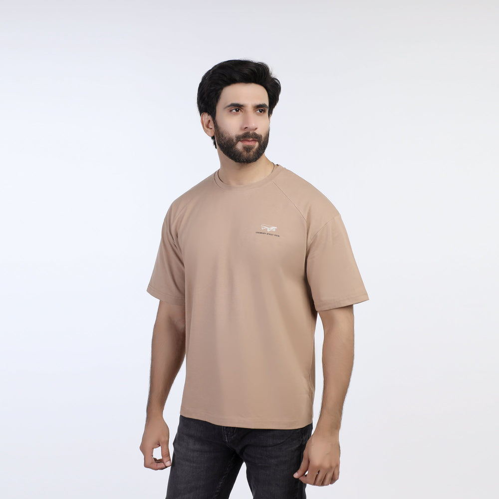 Eminent Men's Half Sleeves  Printed T-Shirt - Brown, Men's T-Shirts & Polos, Eminent, Chase Value