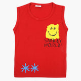 Boys Sando T-Shirt - Red, Boys Sando, Chase Value, Chase Value