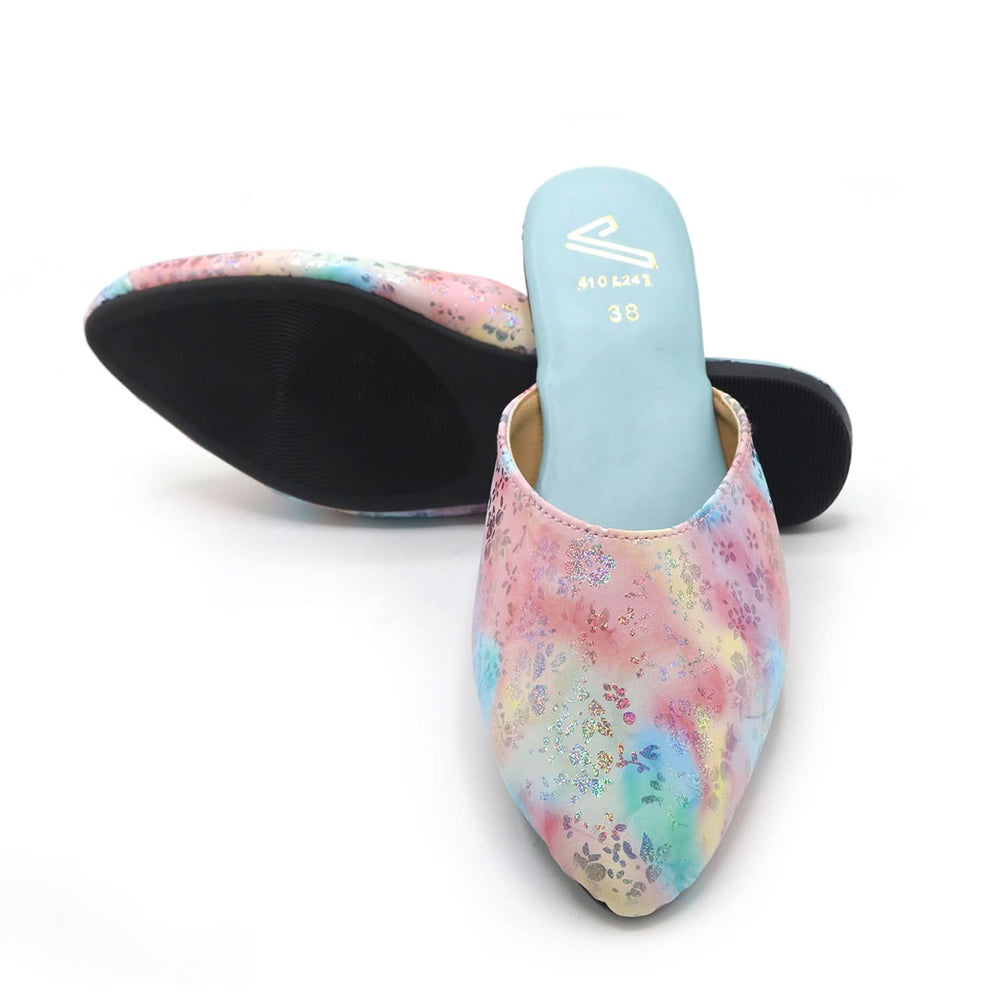 Women's Backless Pump - Cyan, Women Backless Pumps, Chase Value, Chase Value