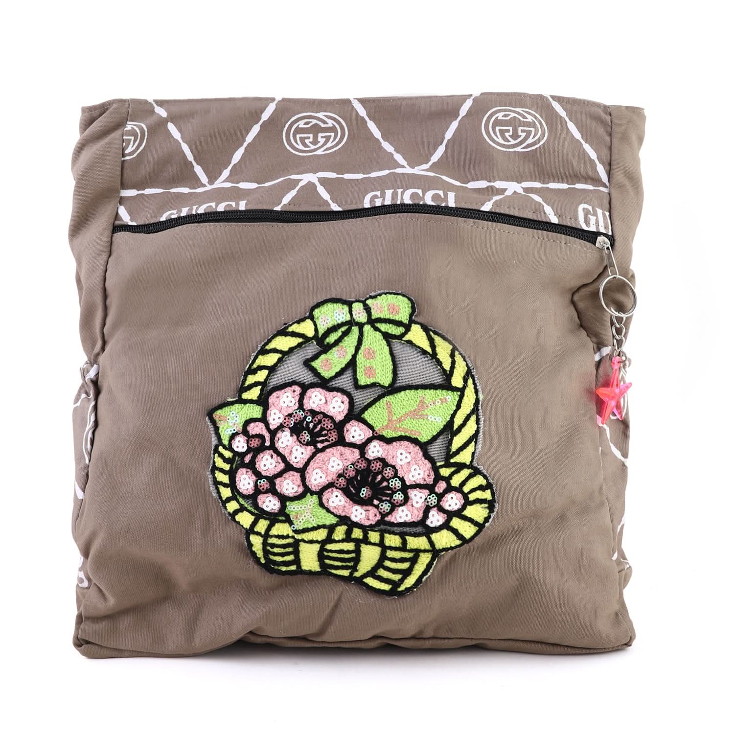 Women's Fabric Bag - Beige, Women Bags, Chase Value, Chase Value