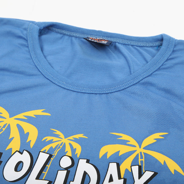 Boys Sando T-Shirt - Blue