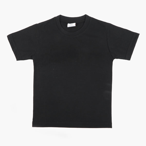 Boy Half Sleeves T-Shirt - Black