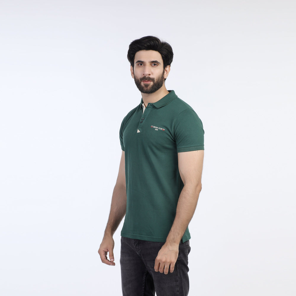 Eminent Men's  Half Sleeves Polo T-Shirt - Green, Men's T-Shirts & Polos, Eminent, Chase Value