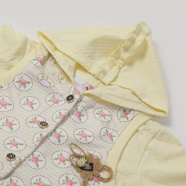 Girls Full Sleeves Tight Suit - Fawn