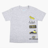 Boys Printed Half Sleeves T-Shirt - Grey, Boys T-Shirts, Chase Value, Chase Value