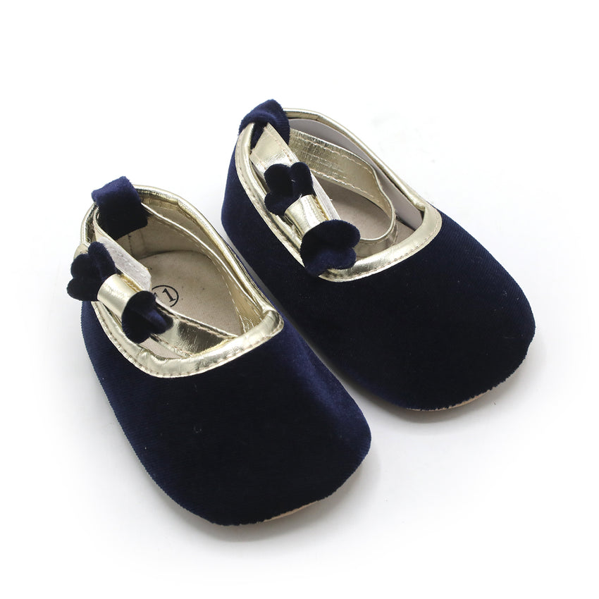 Newborn Baby Pre Walker Shoes - Navy Blue