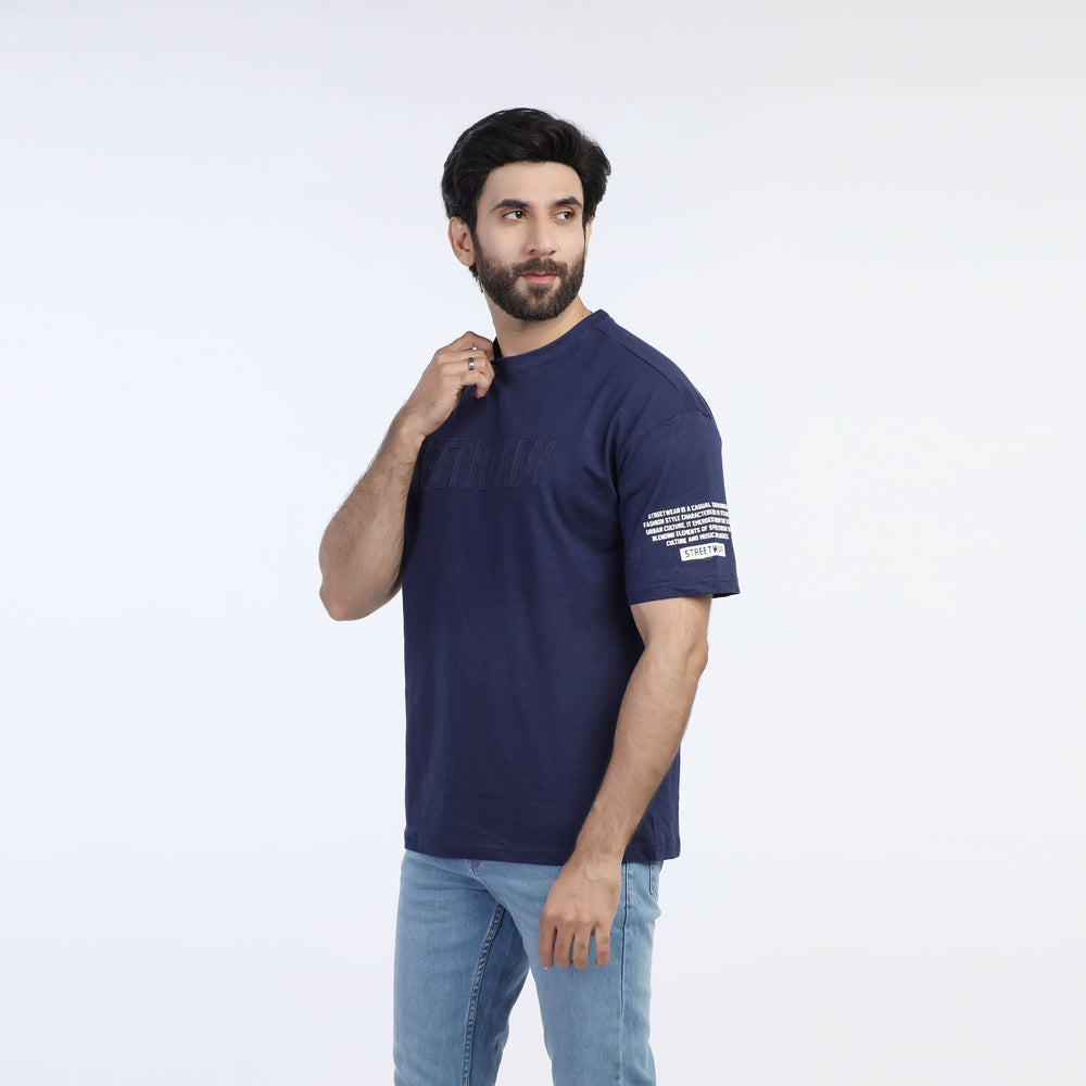 Eminent Men's Half Sleeves T-Shirt - Navy Blue, Men's T-Shirts & Polos, Eminent, Chase Value