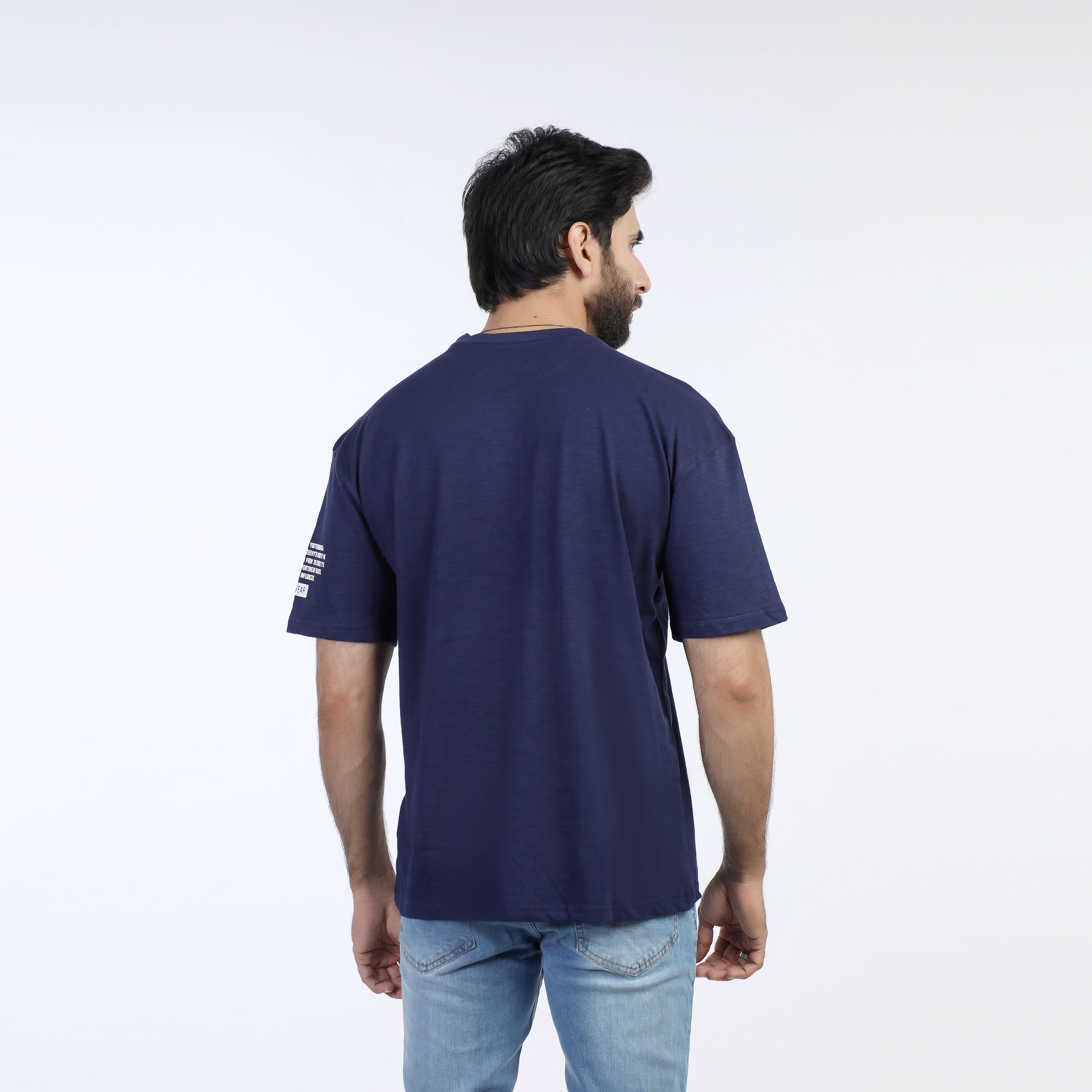 Eminent Men's Half Sleeves T-Shirt - Navy Blue, Men's T-Shirts & Polos, Eminent, Chase Value