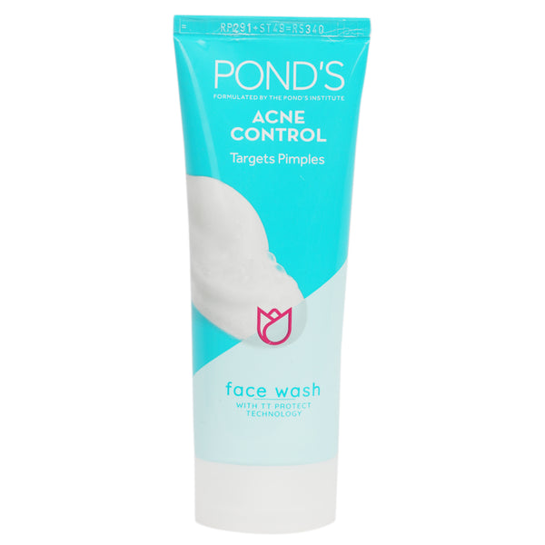 Pond's Acne Control Targets Pimples Face Wash With TT Protect Technology - 100g, Face Washes, Pond's, Chase Value