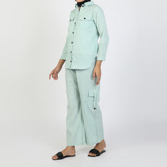 Women's Western Co-Ord Set - Sea Green