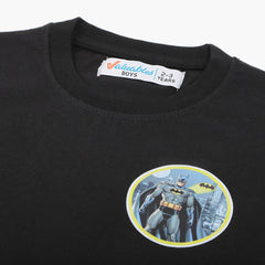Boys Half Sleeves T-Shirt - Black